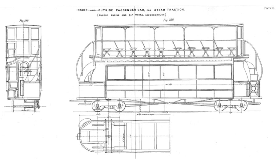 double deck trailers drawing