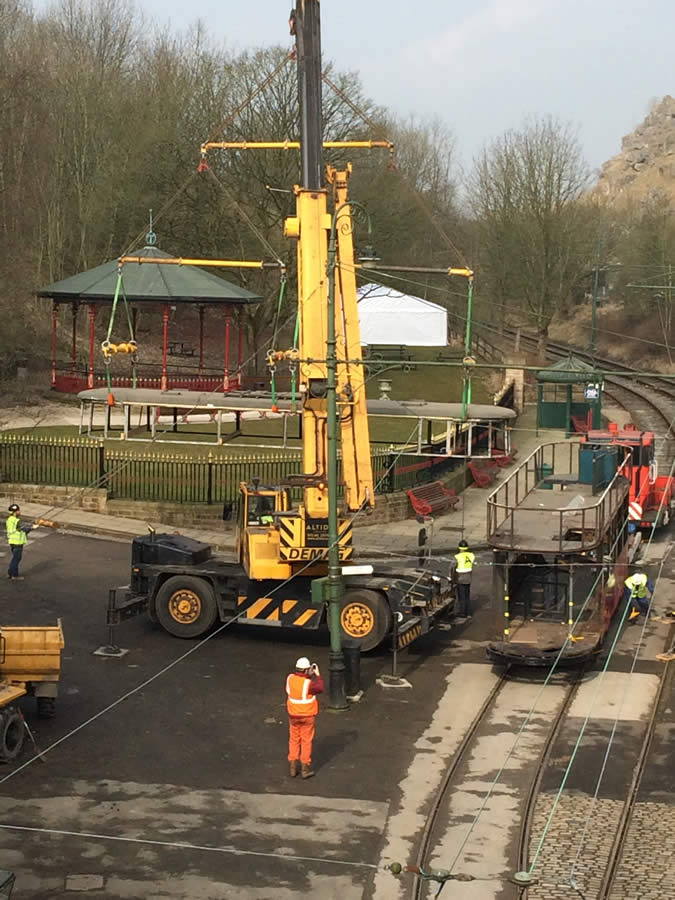 Roof being removed in March this year