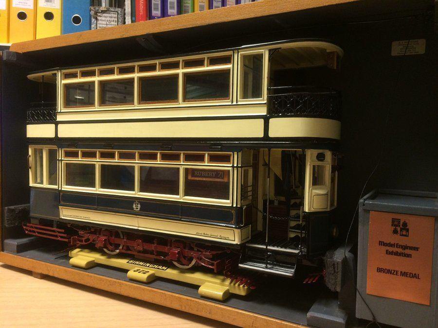 Wolverhampton single-deck enclosed tramcar No 4