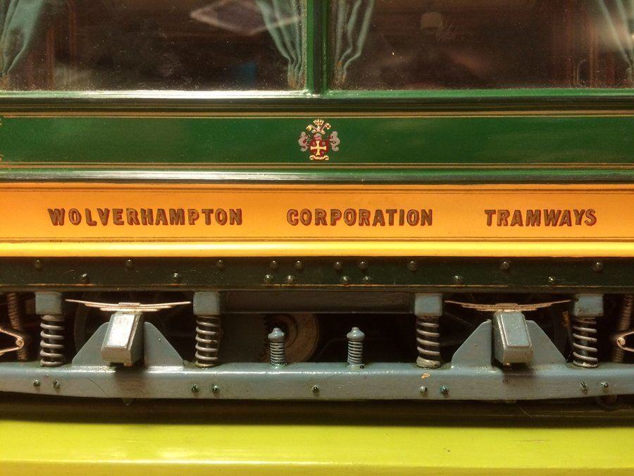Wolverhampton single-deck enclosed tramcar No 4
