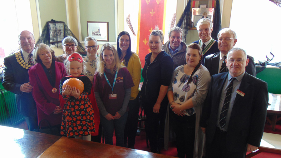 Local Heroes with the Mayor and Mayoress and Tramway Museum Society Members