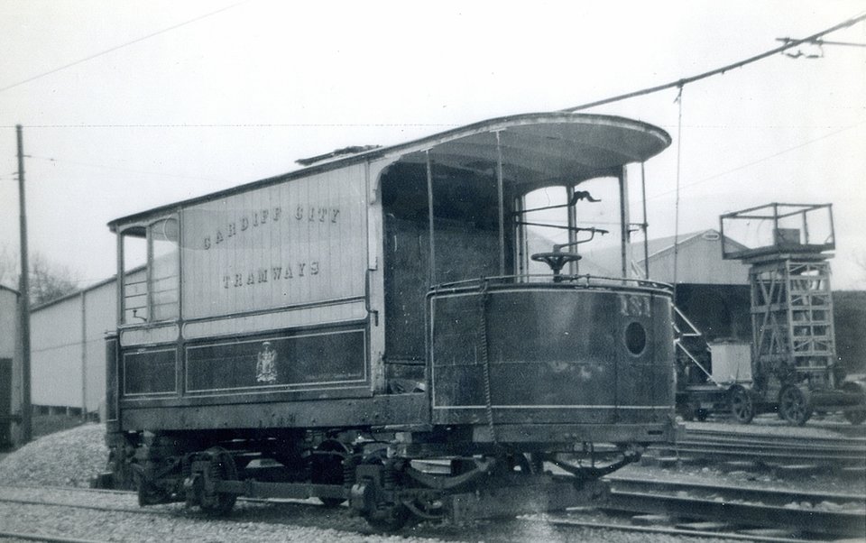 131 following its removal to Crich. Paul Abell, 17/4/1965.