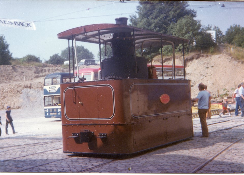 John Bull operating at Crich during a Transport Extravaganza, 1983. Photo courtesy of Crich TMS photo archive.