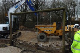 Work Continues on Outdoor Playground