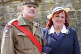 Drill Sergeant from Dad’s Army at Crich Tramway Village Boot Camp