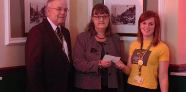 Presentation of the cheque