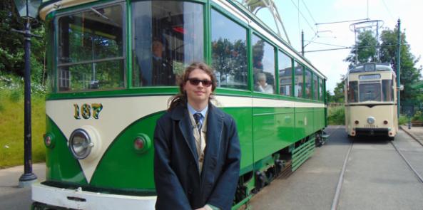 Young Volunteer becomes a Tram Conductor