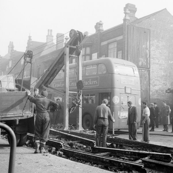 removing tram track from Birmingham’s roads
