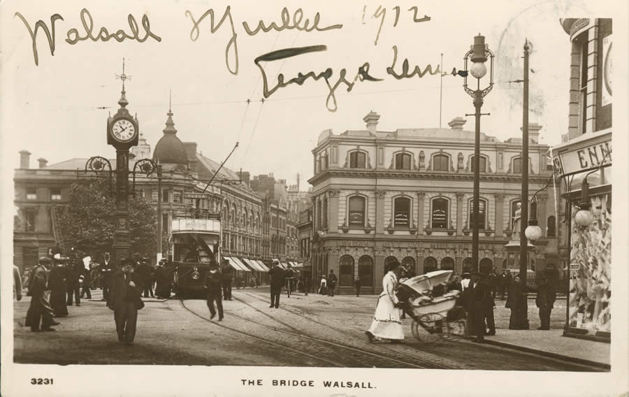Walsall postcard 1912