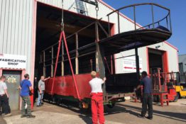 Open Day to See Progress of London County Council Tramcar No. 1