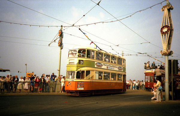 Glasgow 1297 at Blackpool in 1985. © Copyright Dr Neil Clifton and licensed for reuse under this Creative Commons Licence 