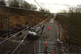 Trackwork Renewal Progress at Glory Mine