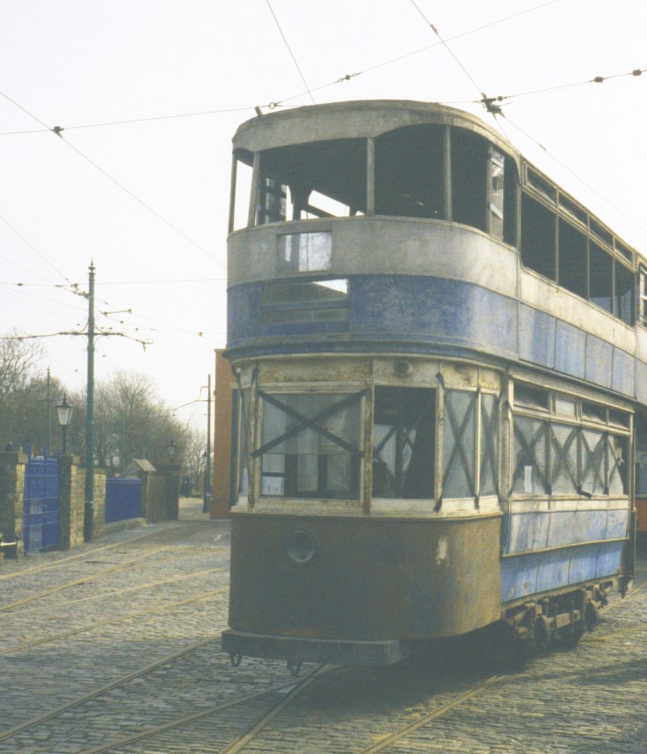 Leeds 345 in 2002 at Crich Tramway Village