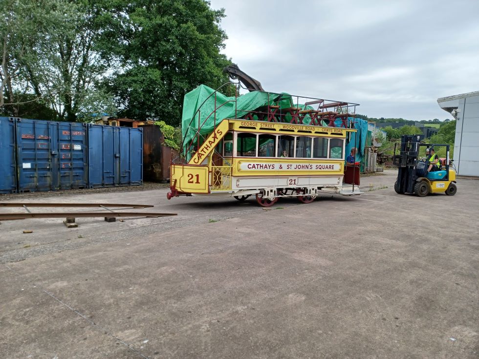 Unloading at Cardiff