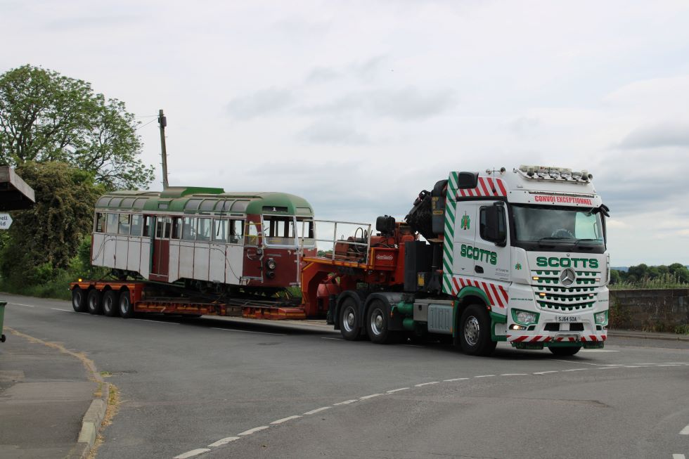 Blackpool 298 on way to Crich Blackpool 298 on way to Crich