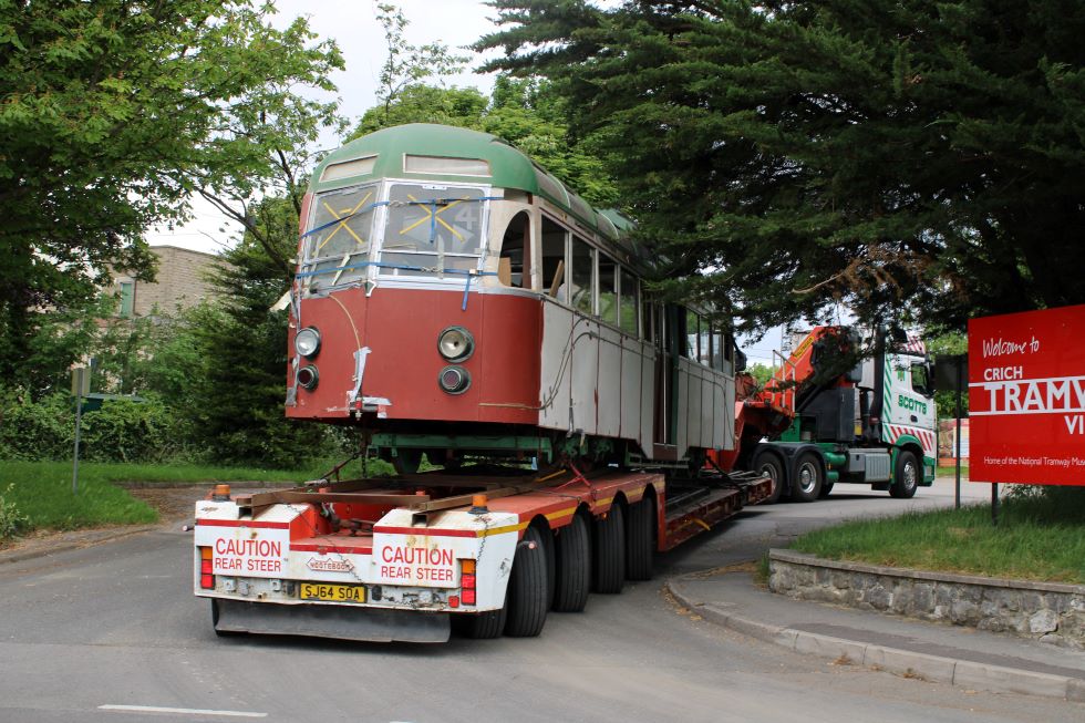 Blackpool 298 Arriving at Crich