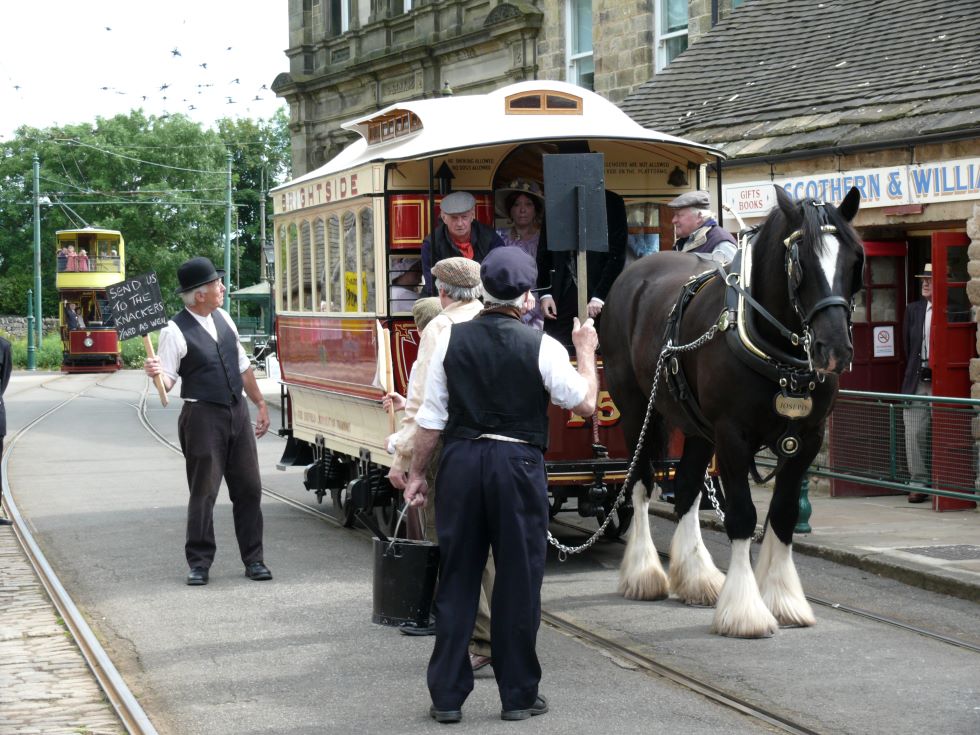 Horse Tram Sheffield 15 at Crich -980px Horse Tram Sheffield 15 at Crich