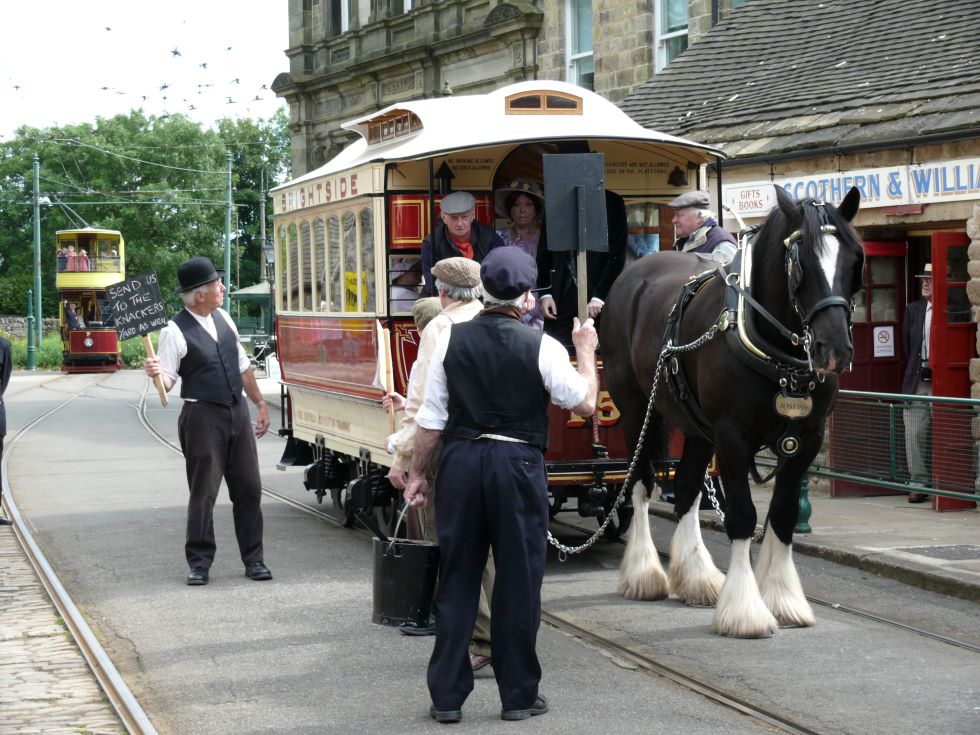 Horse Tram Sheffield 15 at Crich