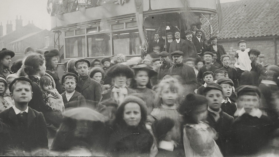Arrival of new trams 1905 Arrival of new trams 1905