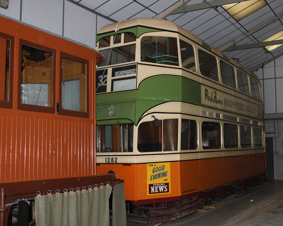 Glasgow 1282 inside the depot