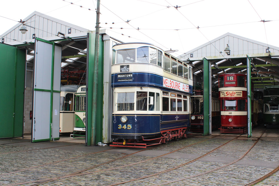 Leeds 345 just outside depots