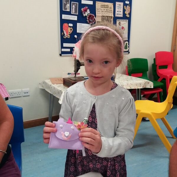 Child with purse Child with purse
