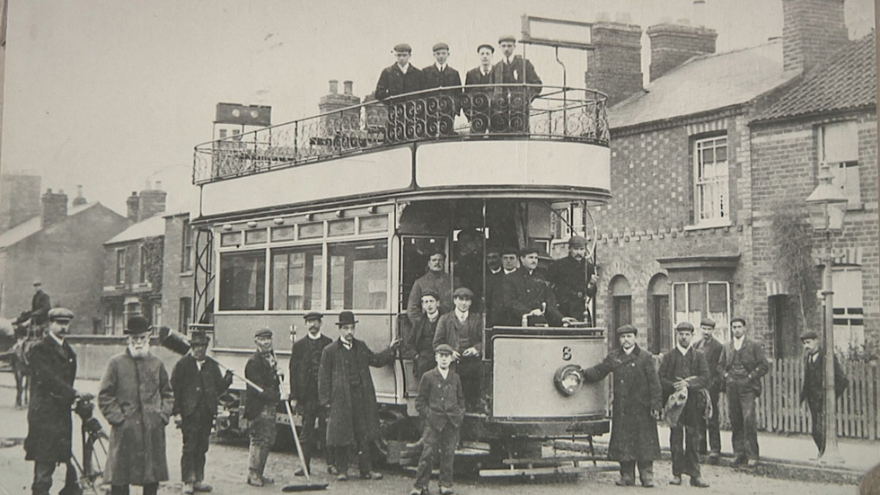 Testing new tram system in Lincoln 