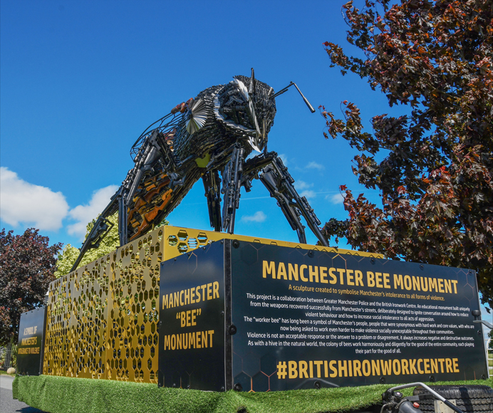Anti-violence bee monument