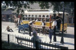 The oldest tramcar at Crich: 150th anniversary of Oporto 9