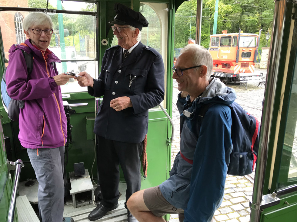 Andrew Willis describing a tram driver's experience