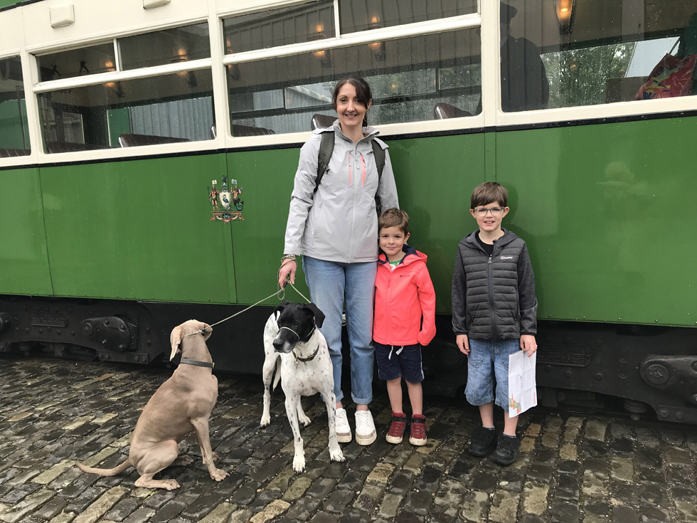 Family in front of Liverpool 869 