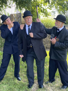 Inspector Corner of the Yard and Sergeant Watson arrest the Butler