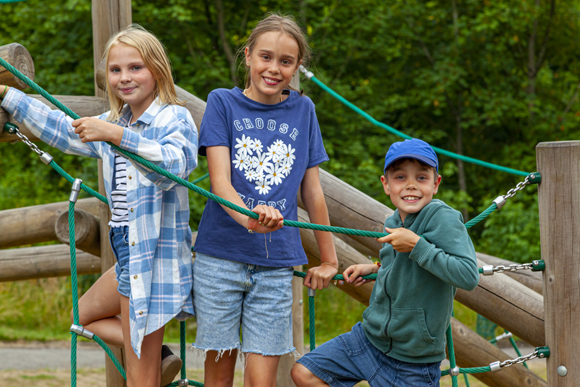 Children in playground 