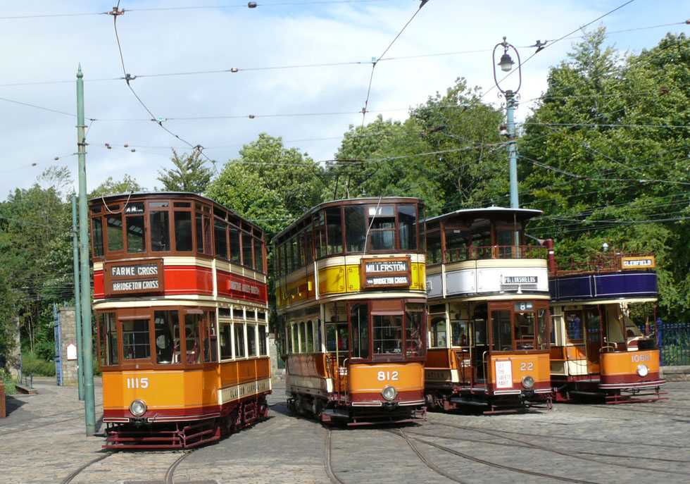 Glasgow Trams Line up